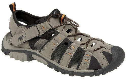 PDQ mens sandals M040F Grey size 11